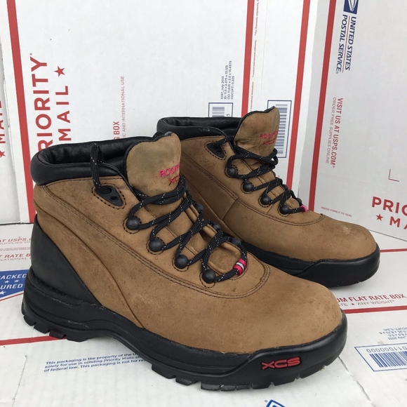 Rockport Mens Brown XCS Boots W3284 Size 5 - Picture 1 of 7